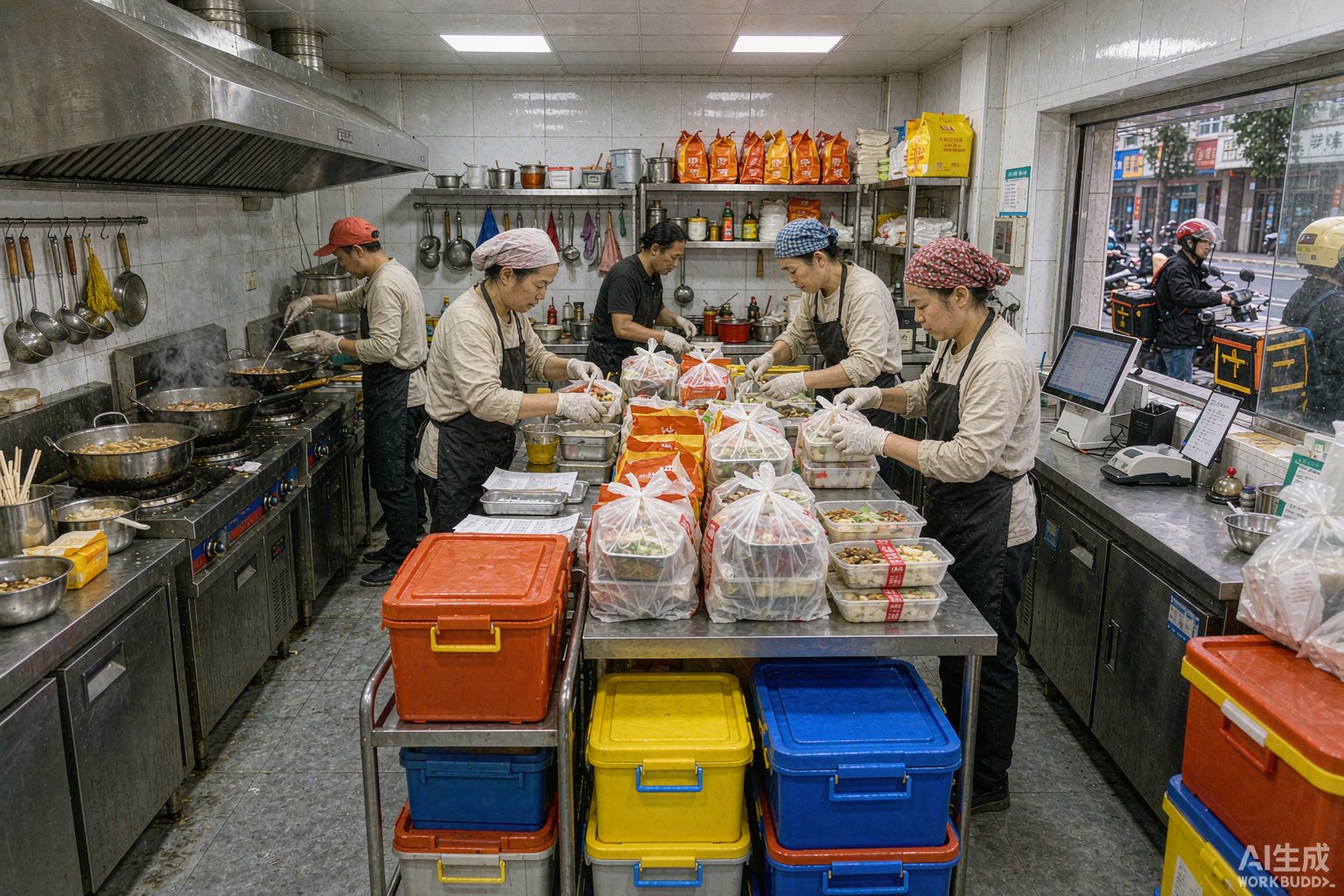 外卖占比 60% 的门店，如何重新设计厨房动线？