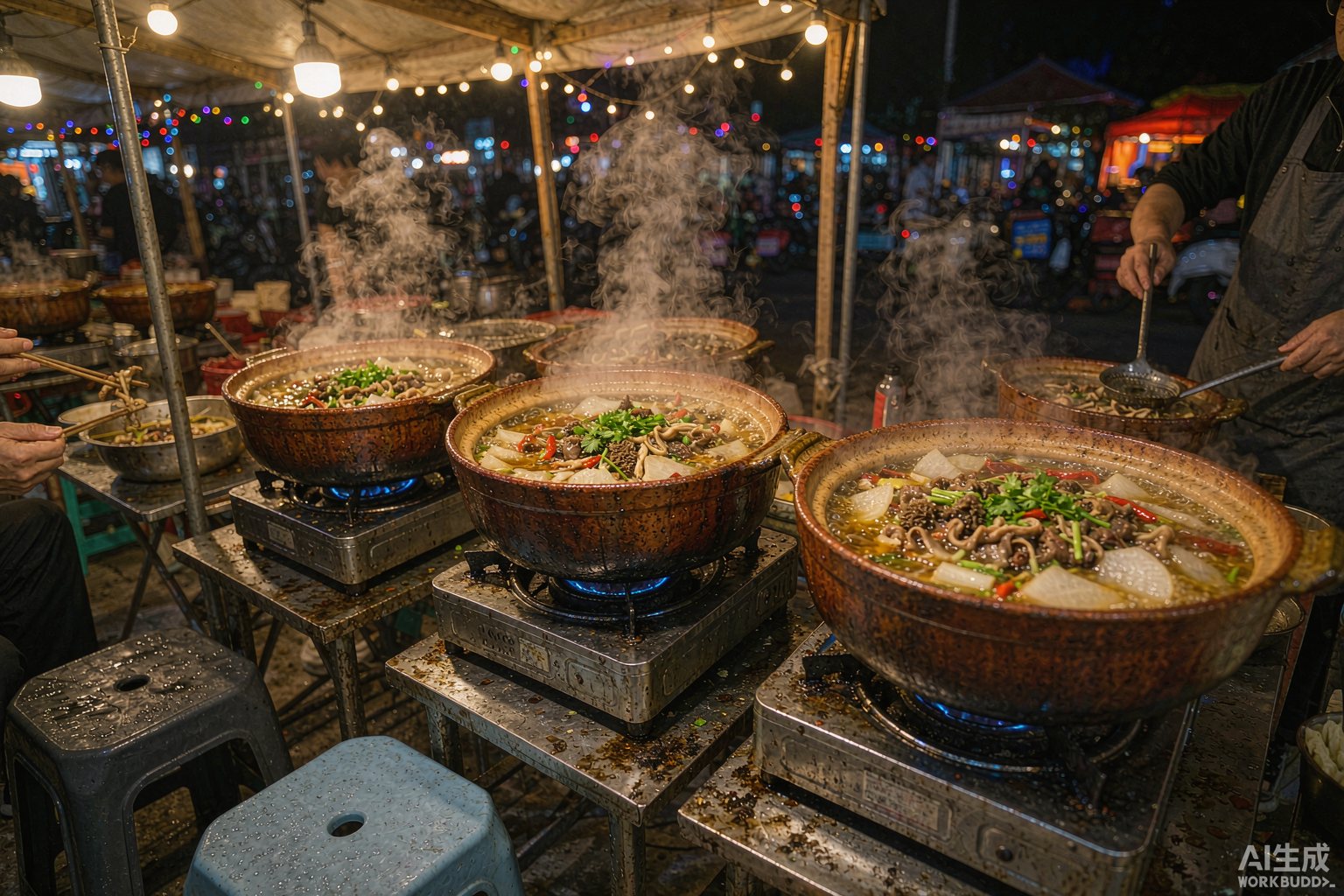 牛杂火锅地摊火锅走红，细分品类撕开同质化