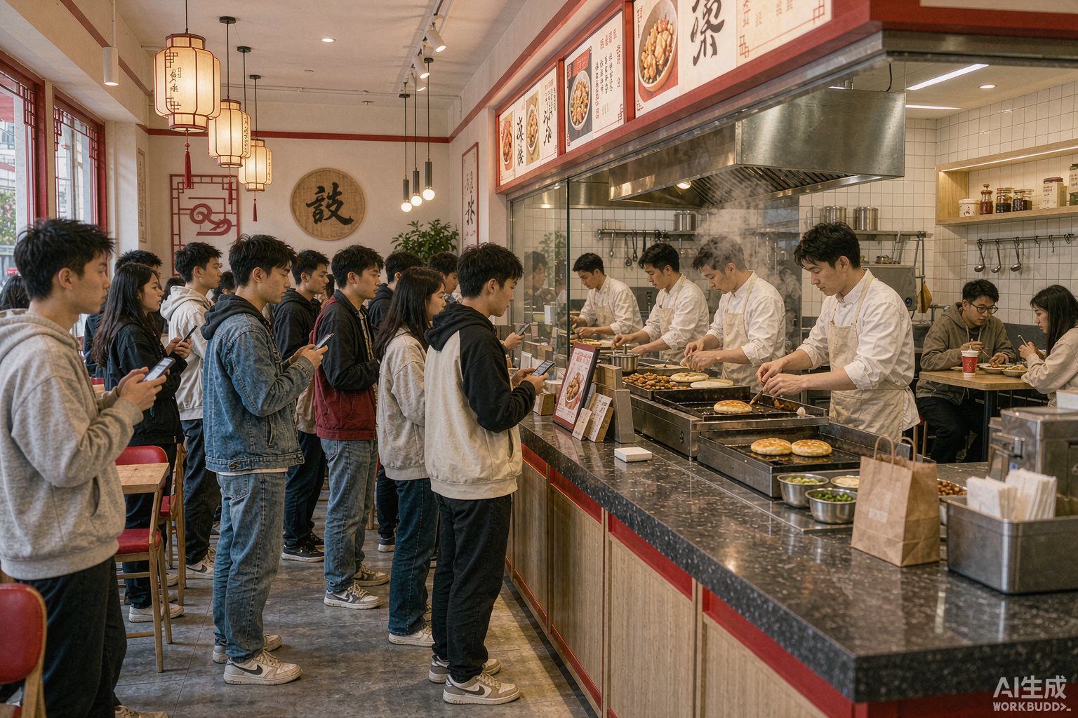 小吃快餐连锁化率破32%，中式汉堡粉面成黑马