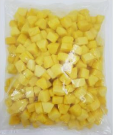菲律宾SW冷冻菠萝块冷冻凤梨块切块