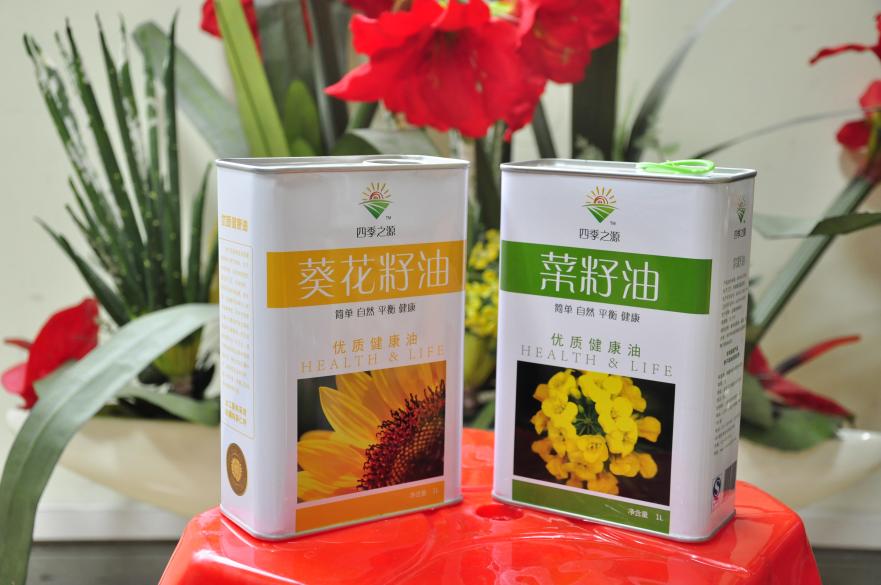 1L葵花籽油铁罐