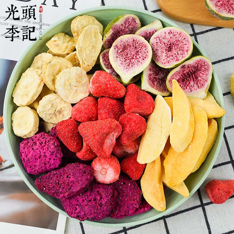 综合水果脆果蔬脆片厂家原料散货供应生产加工代理加盟批发订制