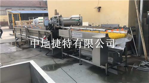 多功能果蔬清洗线- 商用果蔬涡流清洗机